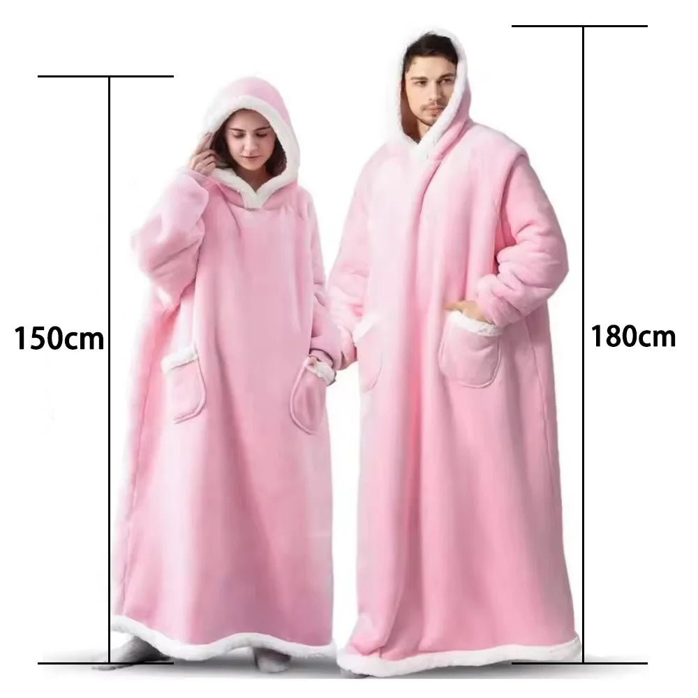 Giant Cozy Hooded Blanket Hoodie