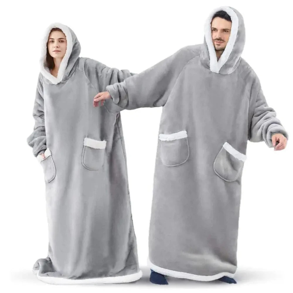 Giant Cozy Hooded Blanket Hoodie