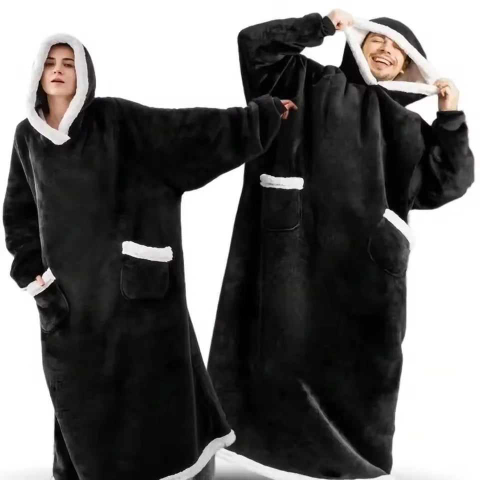 Giant Cozy Hooded Blanket Hoodie